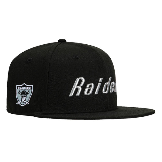 LAS VEGAS RAIDERS LOGO PATCH WORD HAT